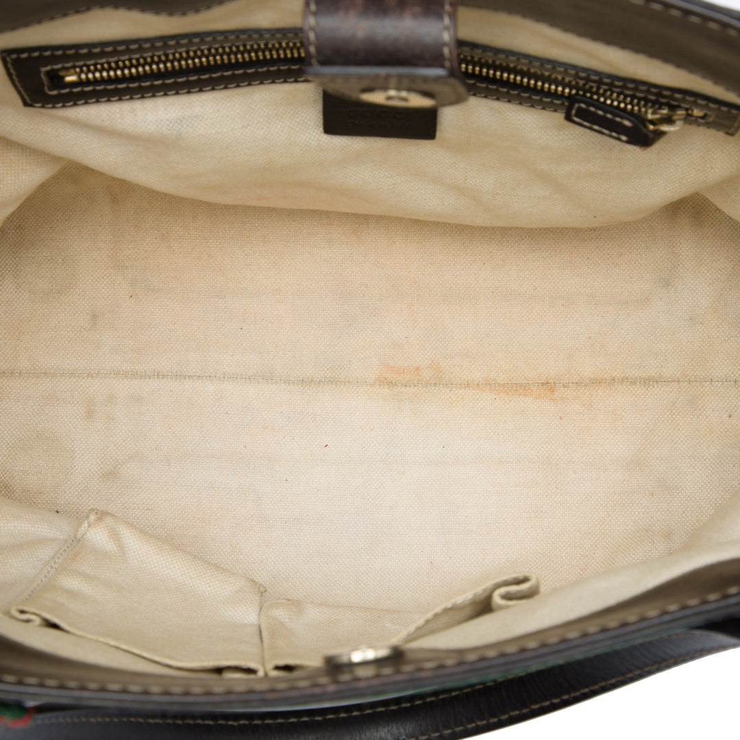 Gucci GG Toile Web Mayfair Cabas