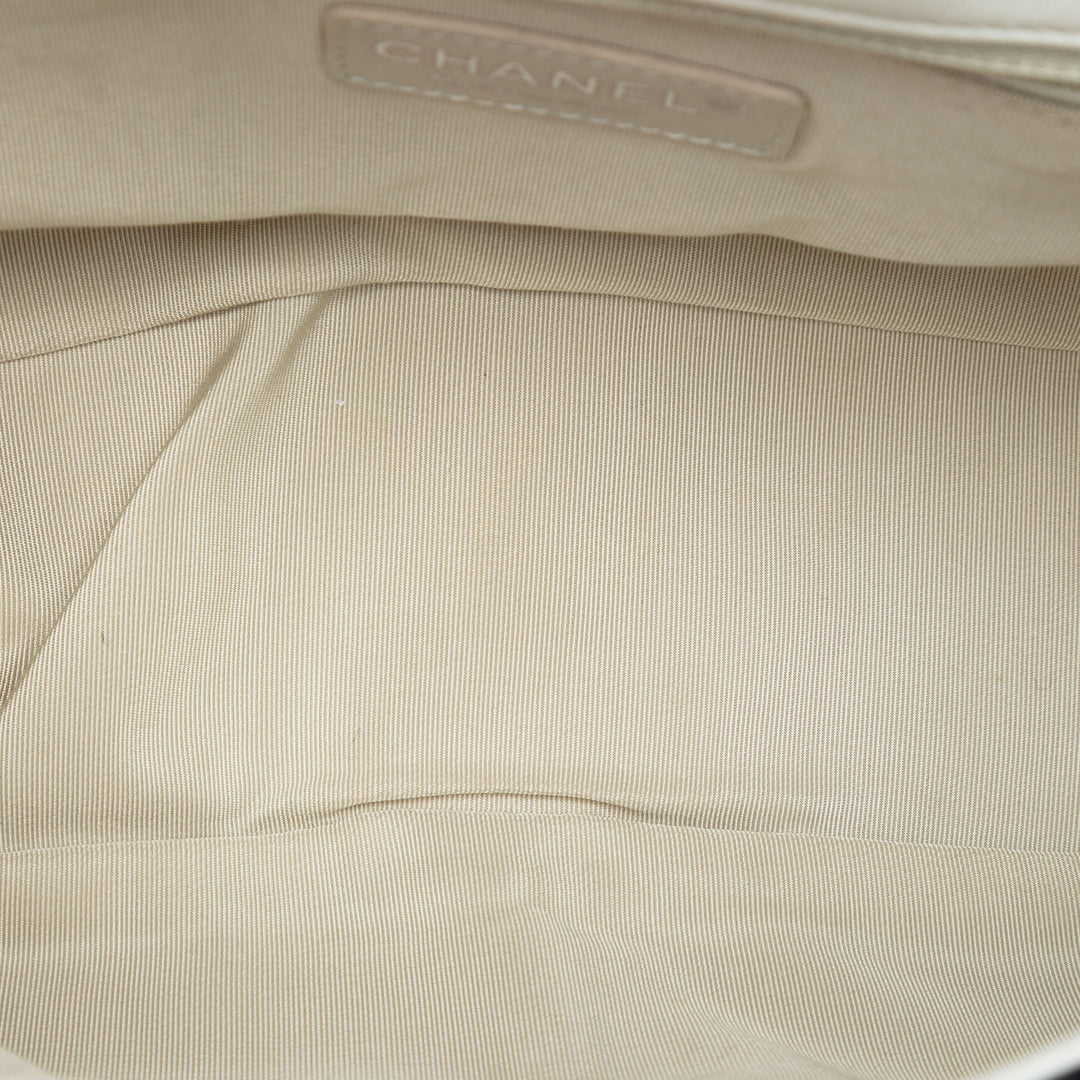 Chanel Jumbo Cuir d’agneau Canebiers Net à rabat