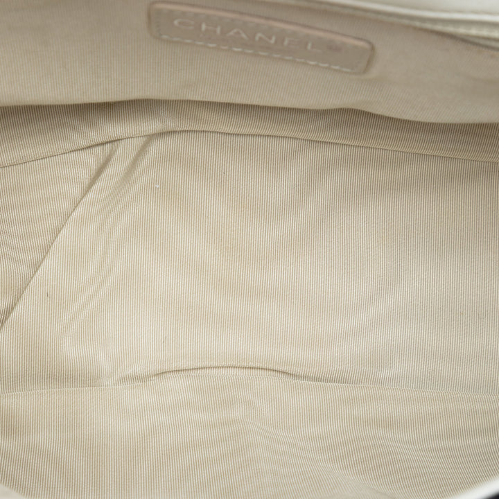 Chanel Jumbo Cuir d’agneau Canebiers Net à rabat