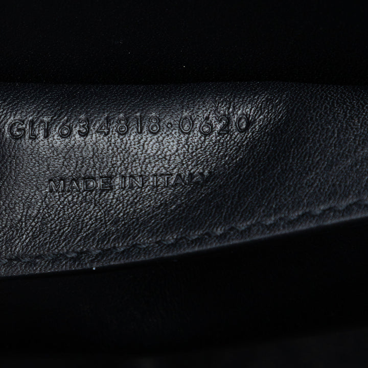 Saint Laurent Medium Croc embossé Nubuck Monogram Kaia Sac porté croisé