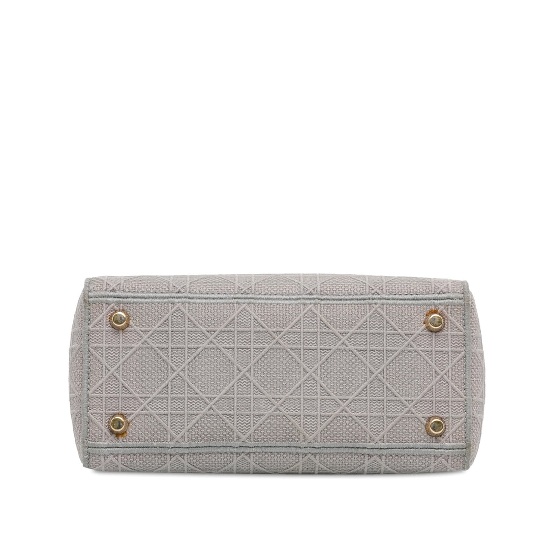 Dior Medium Toile Cannage Lady D Lite