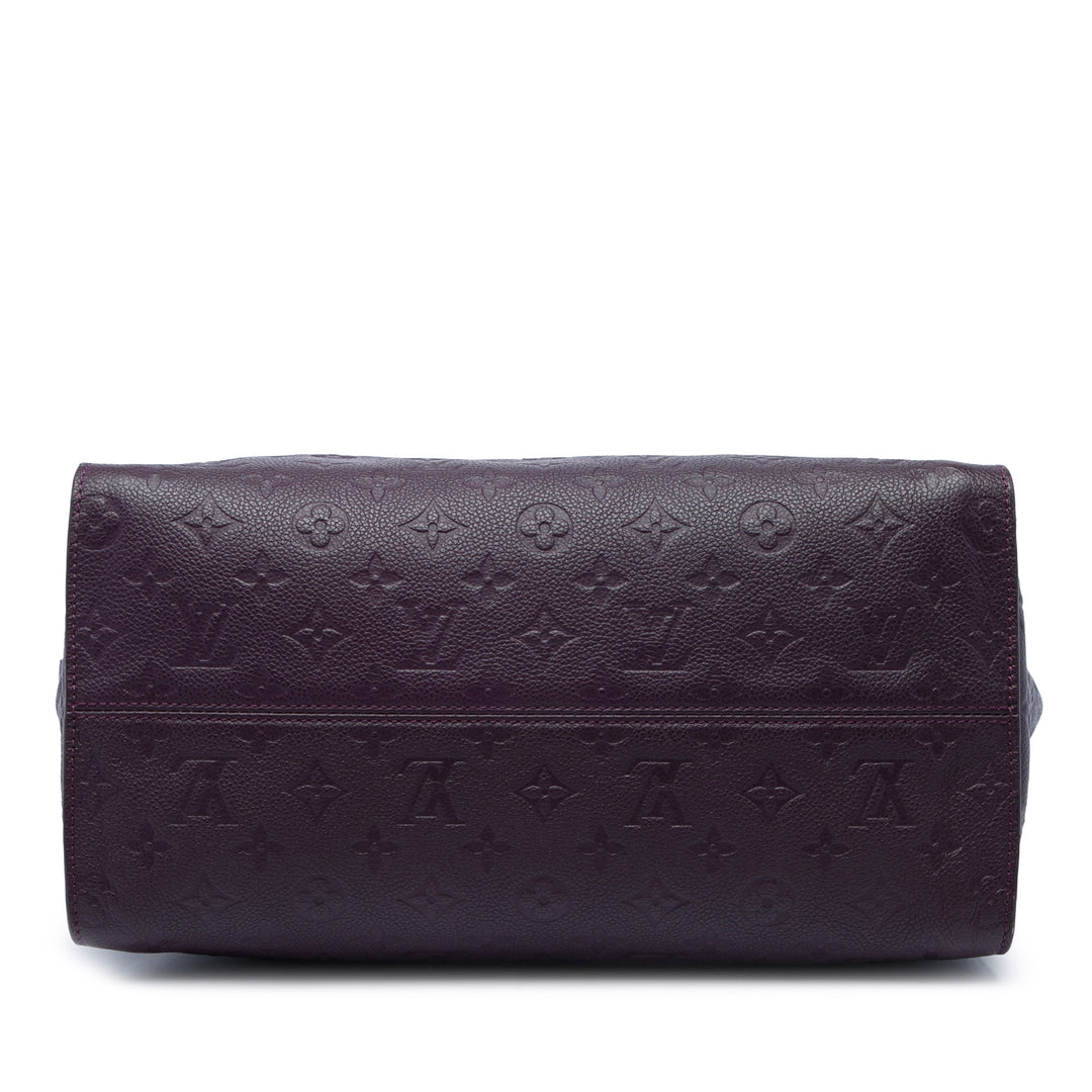 Louis Vuitton Lumineuse PM Monogram Empreinte Violet – vue 3 – GABY PARIS