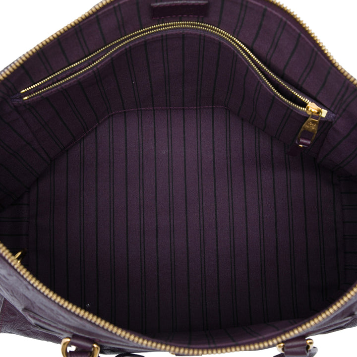 Louis Vuitton Lumineuse PM Monogram Empreinte Violet – vue 4 – GABY PARIS