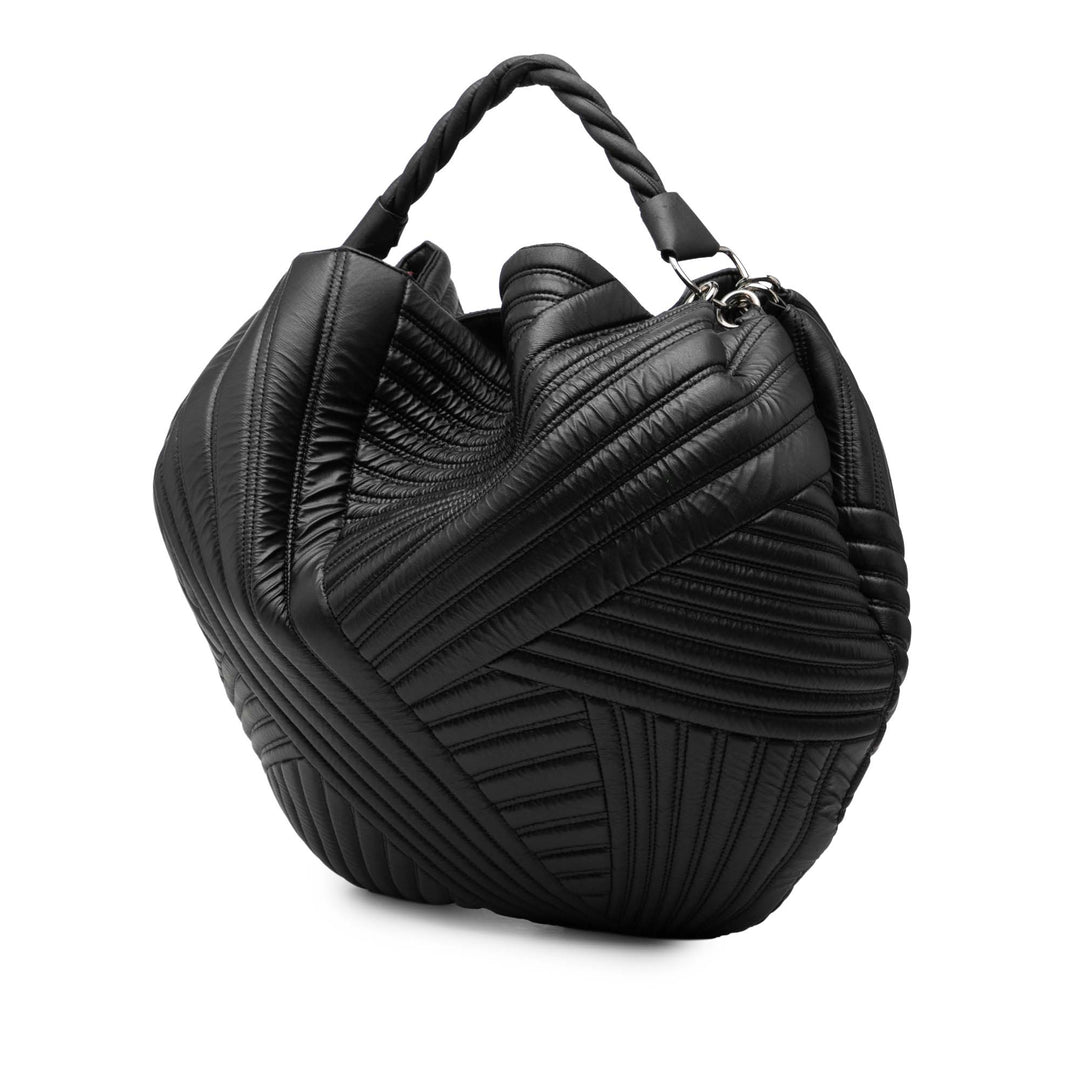 Valentino Cuir Braided Stitch Hobo