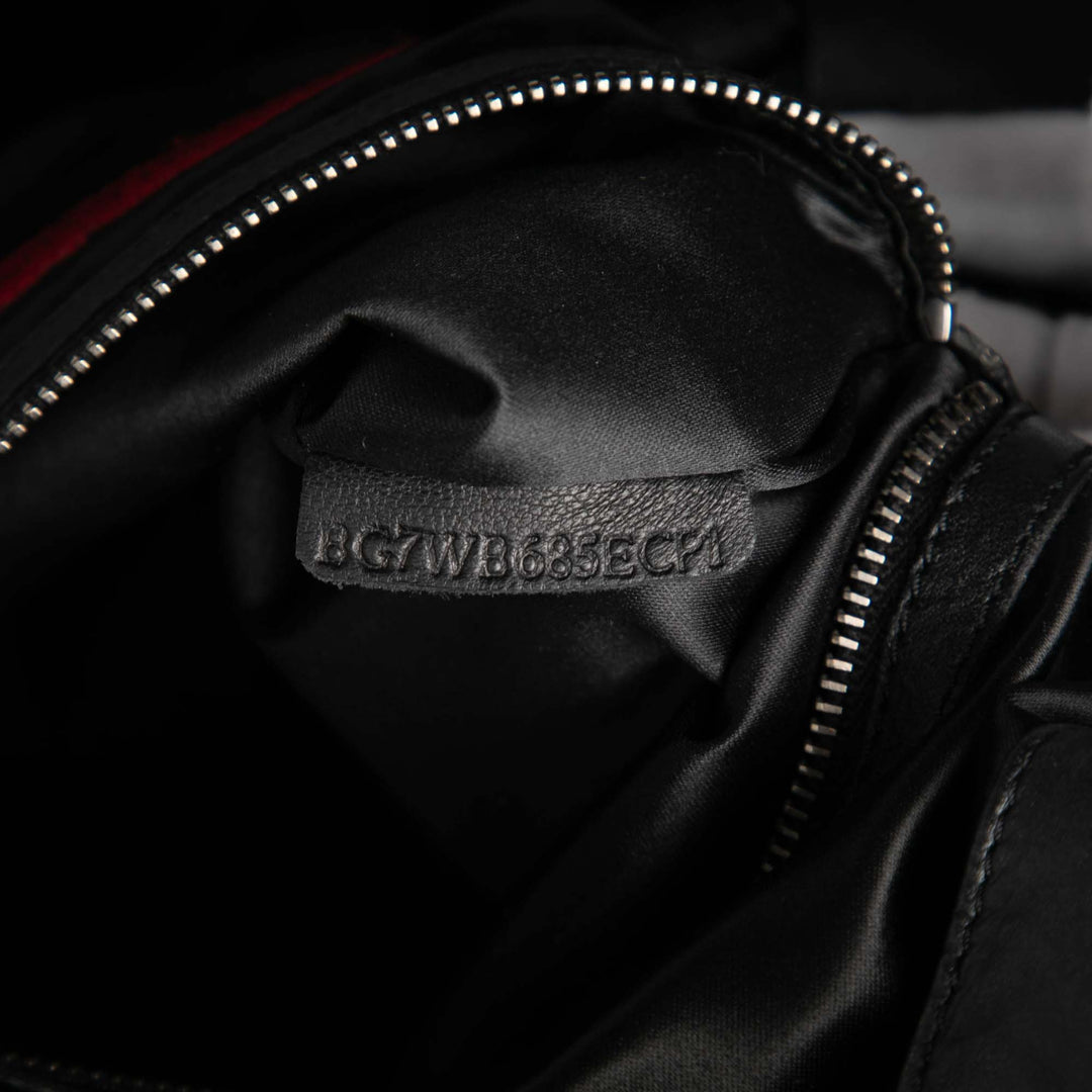 Valentino Cuir Braided Stitch Hobo