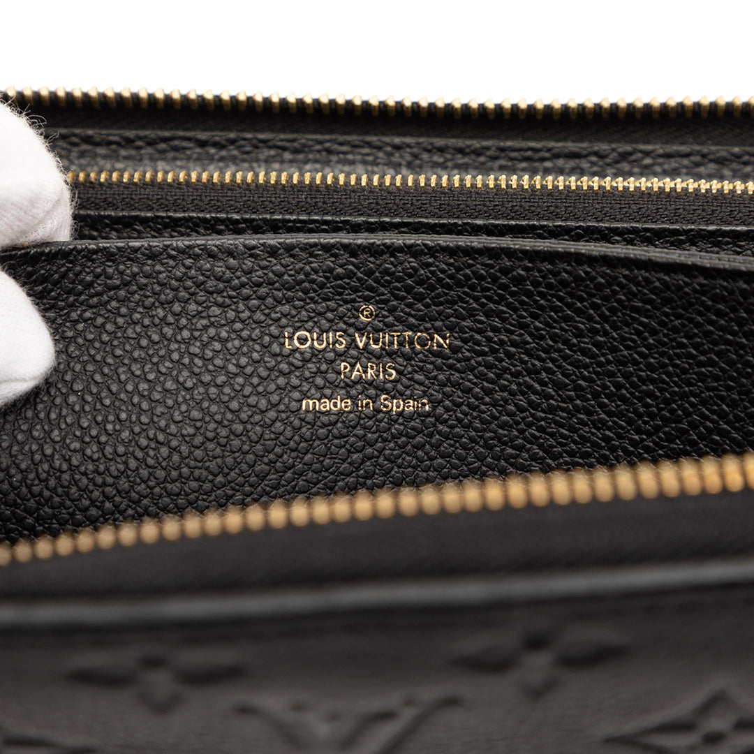 Louis Vuitton Monogram Empreinte Zippy Portefeuille long