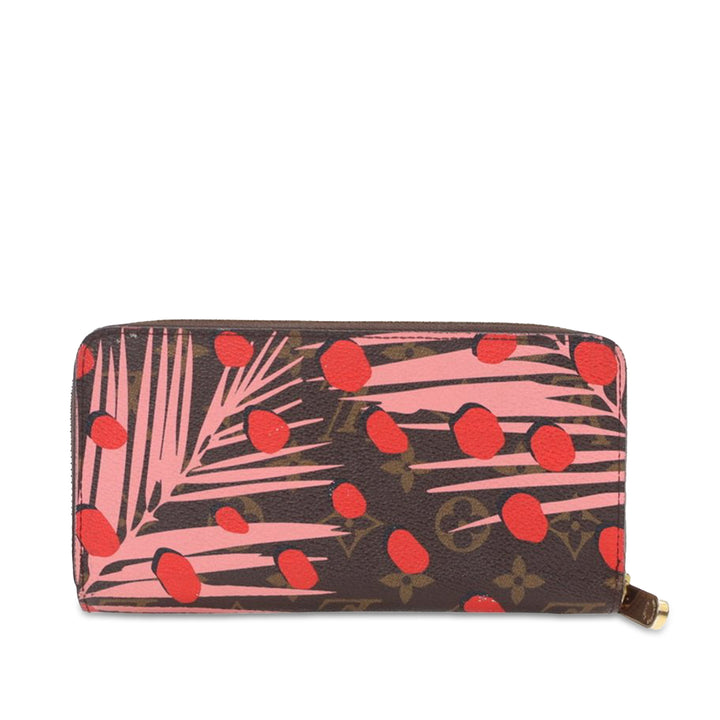 Monogram Jungle Dots Zippy Wallet Brown - Gaby Paris