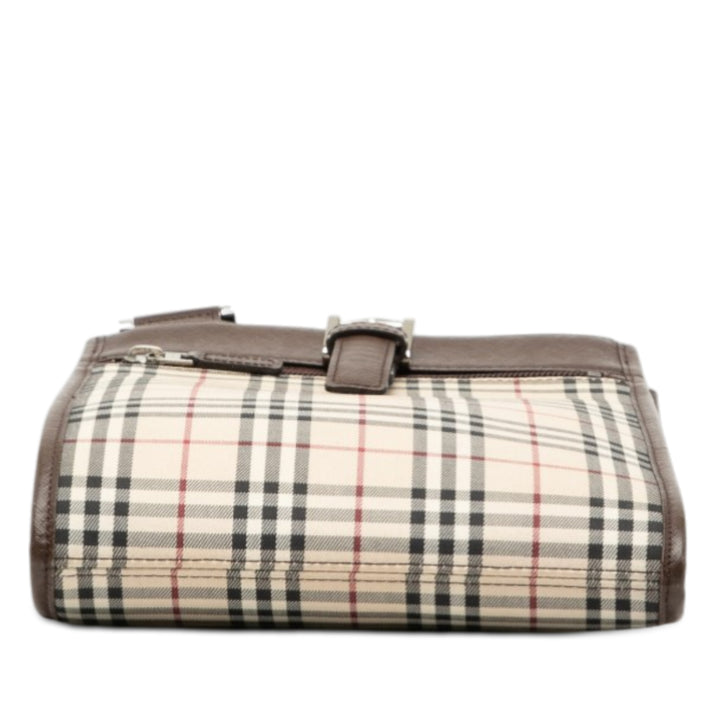 Burberry Sac bandoulière House Check Marron – vue 3 – GABY PARIS