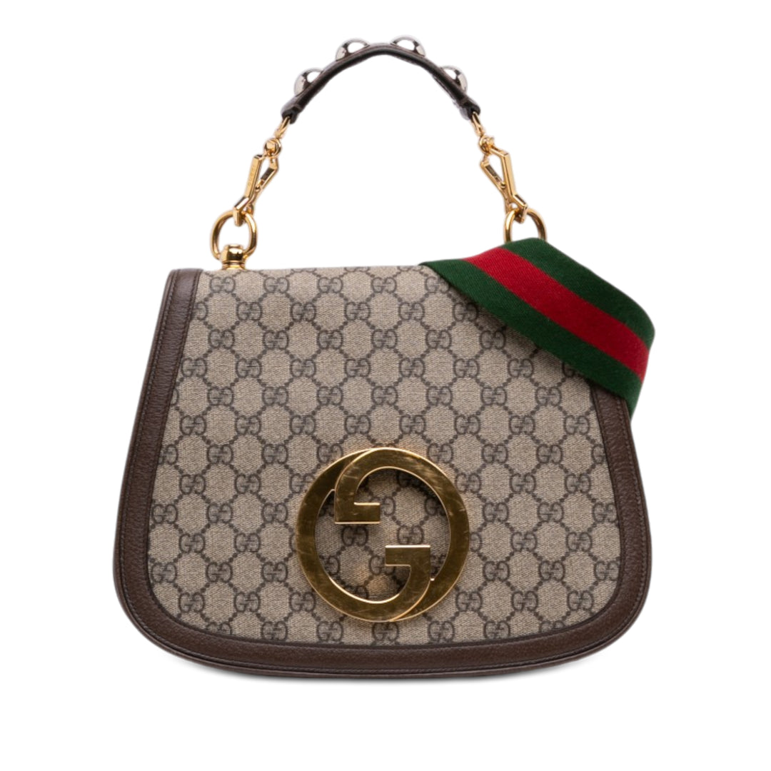 Gucci Medium GG Supreme Blondie anse supérieure