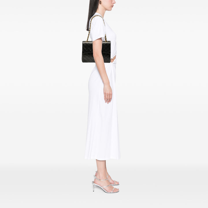 Chanel Medium Tall Classic Cuir d’agneau Double rabat Noir – GABY PARIS Authentique