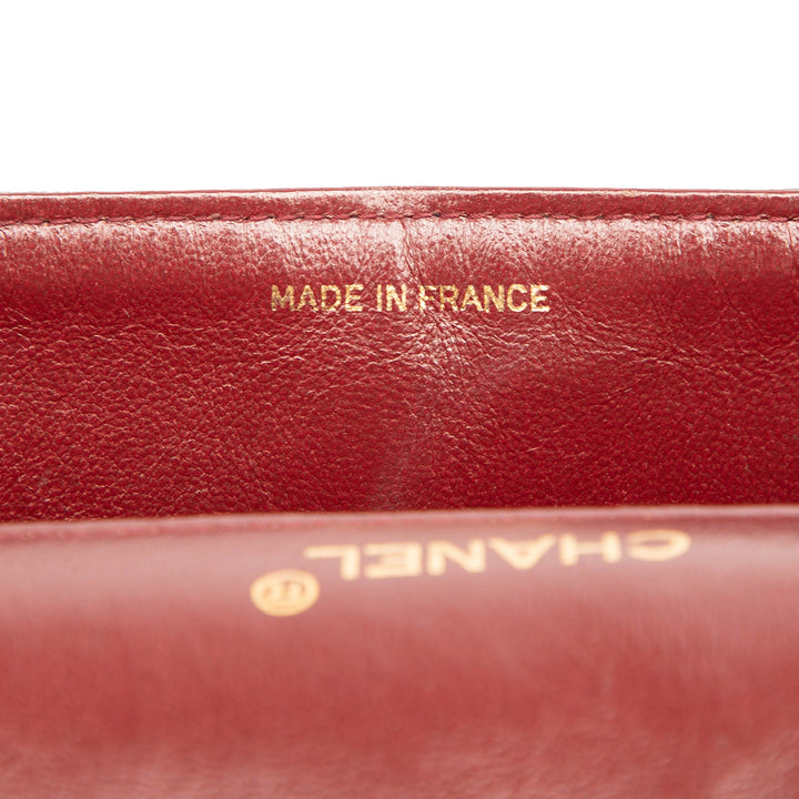 Chanel Medium Tall Classic Cuir d’agneau Double rabat Noir – GABY PARIS Authentique