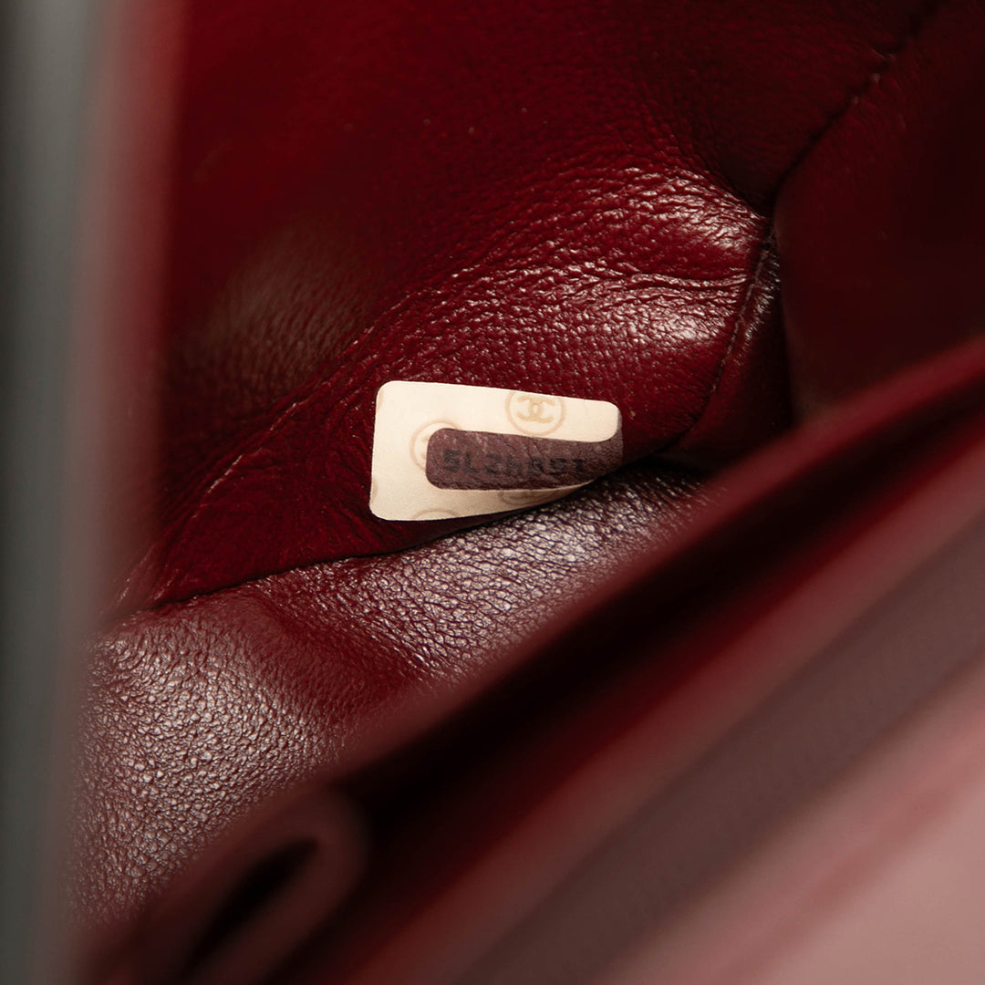 Chanel Medium Tall Classic Cuir d’agneau Double rabat Noir – GABY PARIS Authentique