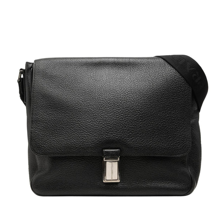 Vitello Phenix à rabat Sac Noir