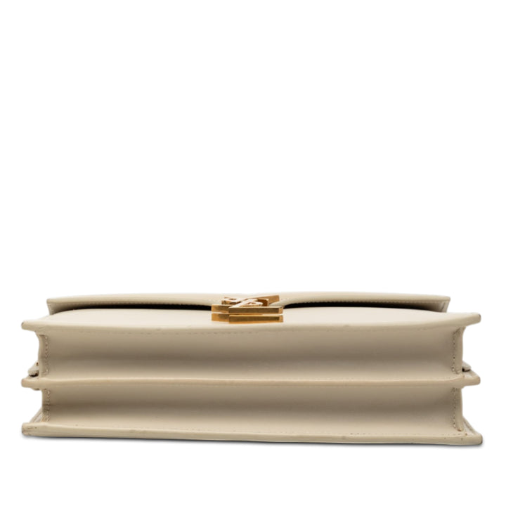 Saint Laurent Smooth Cuir de veau Monogram Cassandra Clasp Sac