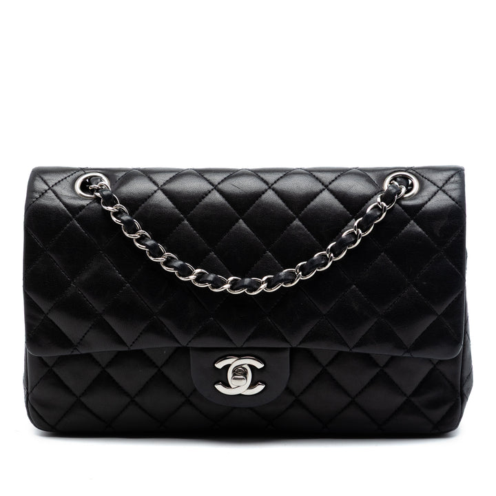 Chanel Medium Classic Cuir d’agneau Double rabat