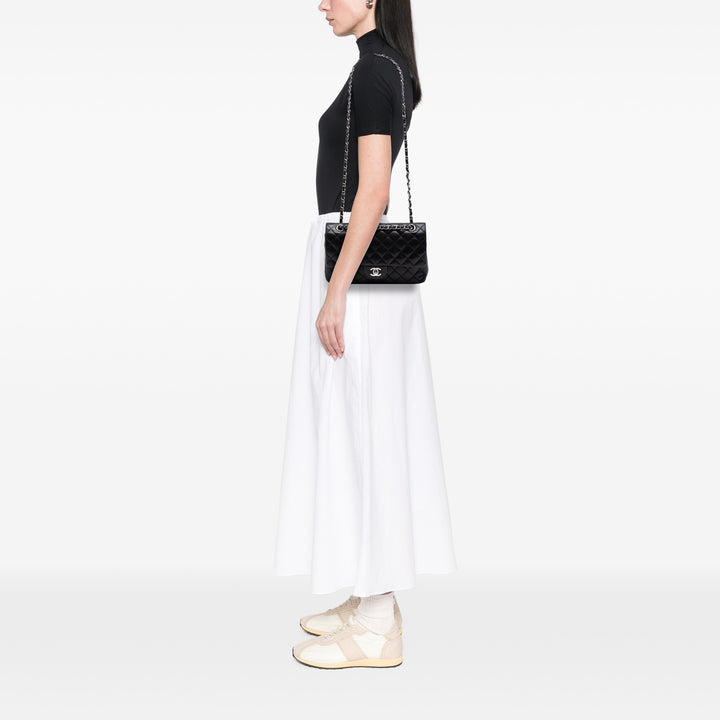 Chanel Medium Classic Cuir d’agneau Double rabat