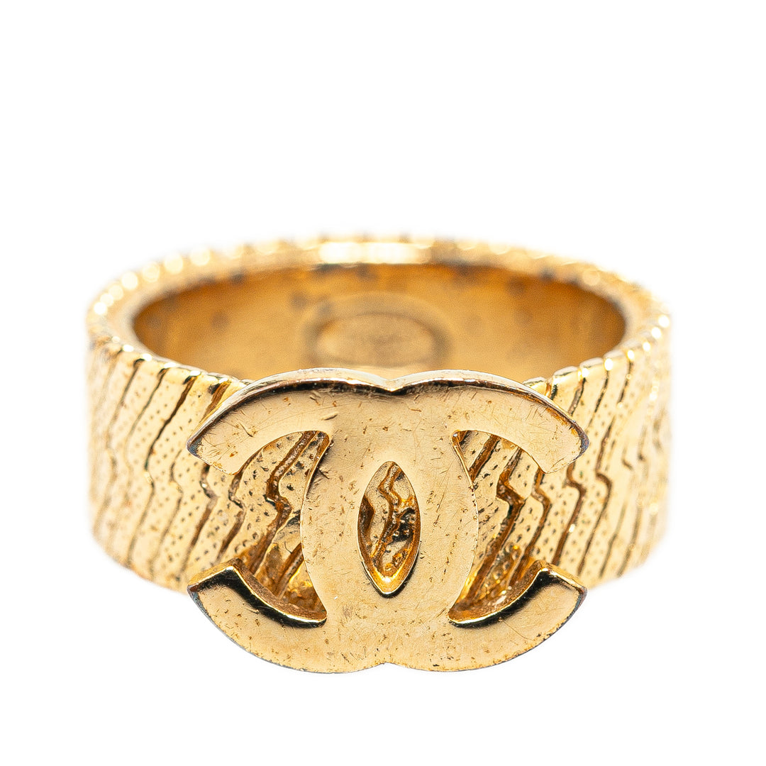 Gold Plated CC Ring Gold - Gaby Paris