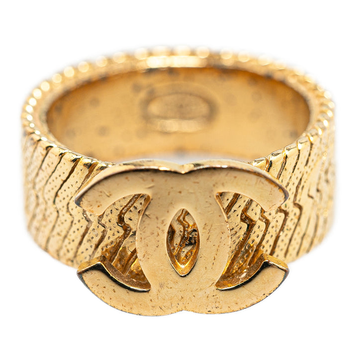 Gold Plated CC Ring Gold - Gaby Paris