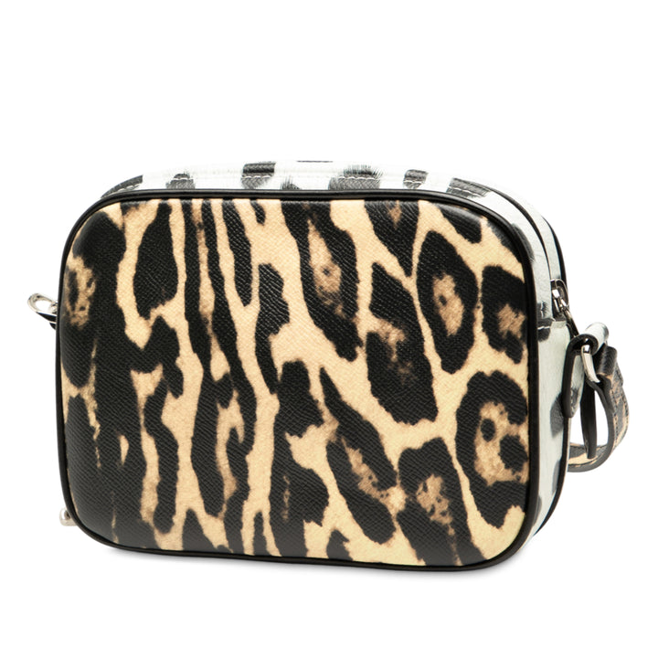 Burberry Sac caméra Leopard Imprimé Marron – vue 2 – GABY PARIS