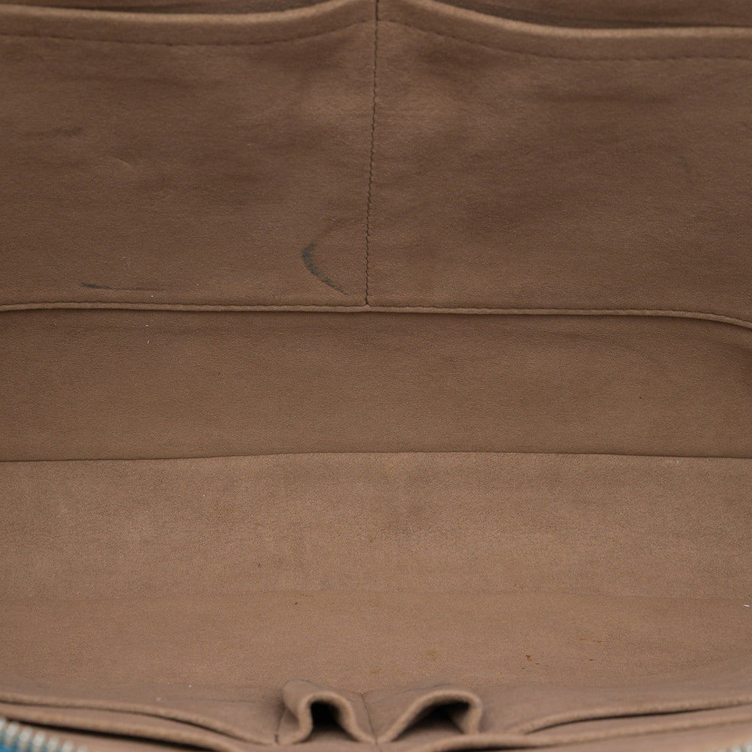 Porte Documents Voyage taurillon Bleu