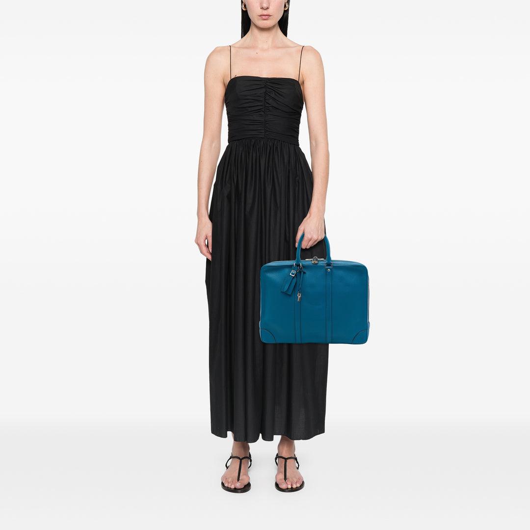 Louis Vuitton grainé Porte Documents Voyage Cuir de veau grainé