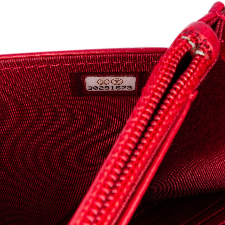 Quilted Lambskin All About Chanel Wallet On Chain Red - Gaby Paris