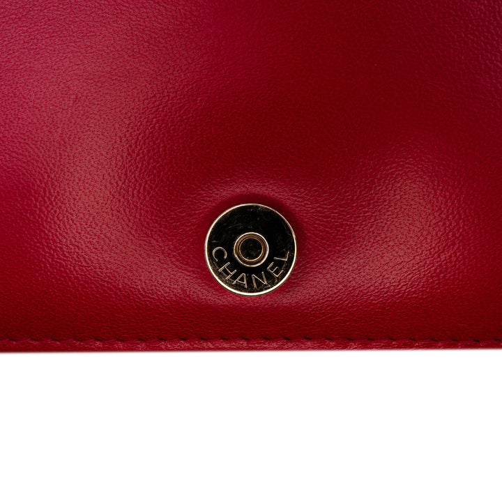 Quilted Lambskin All About Chanel Wallet On Chain Red - Gaby Paris