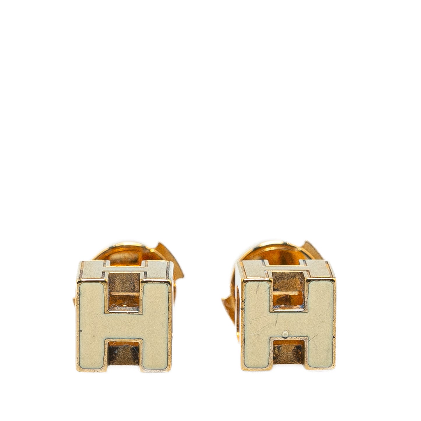 Cage dH Earrings Gold - Gaby Paris