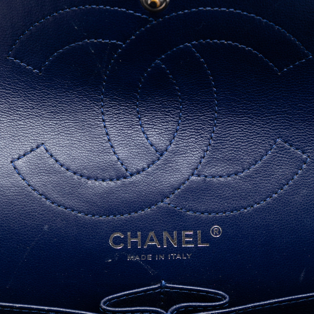 Chanel Matelassé Cuir verni Reissue 2.55 Double rabat 226