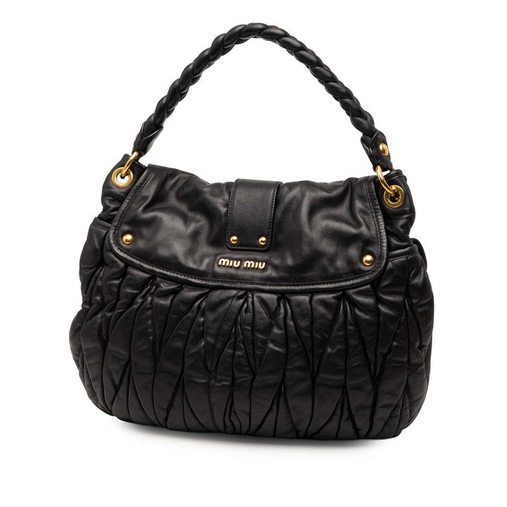 Miu Miu Matelasse Nappa Coffer Sac