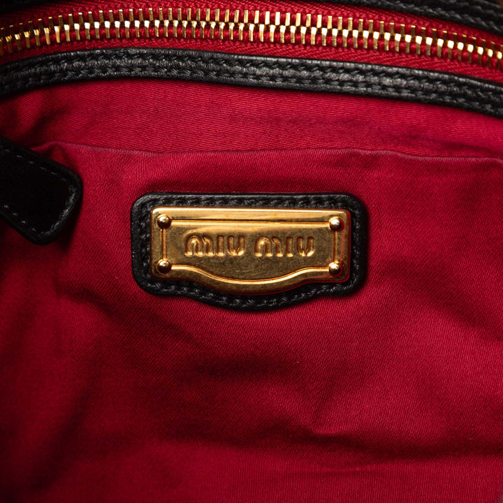 Miu Miu Matelasse Nappa Coffer Sac