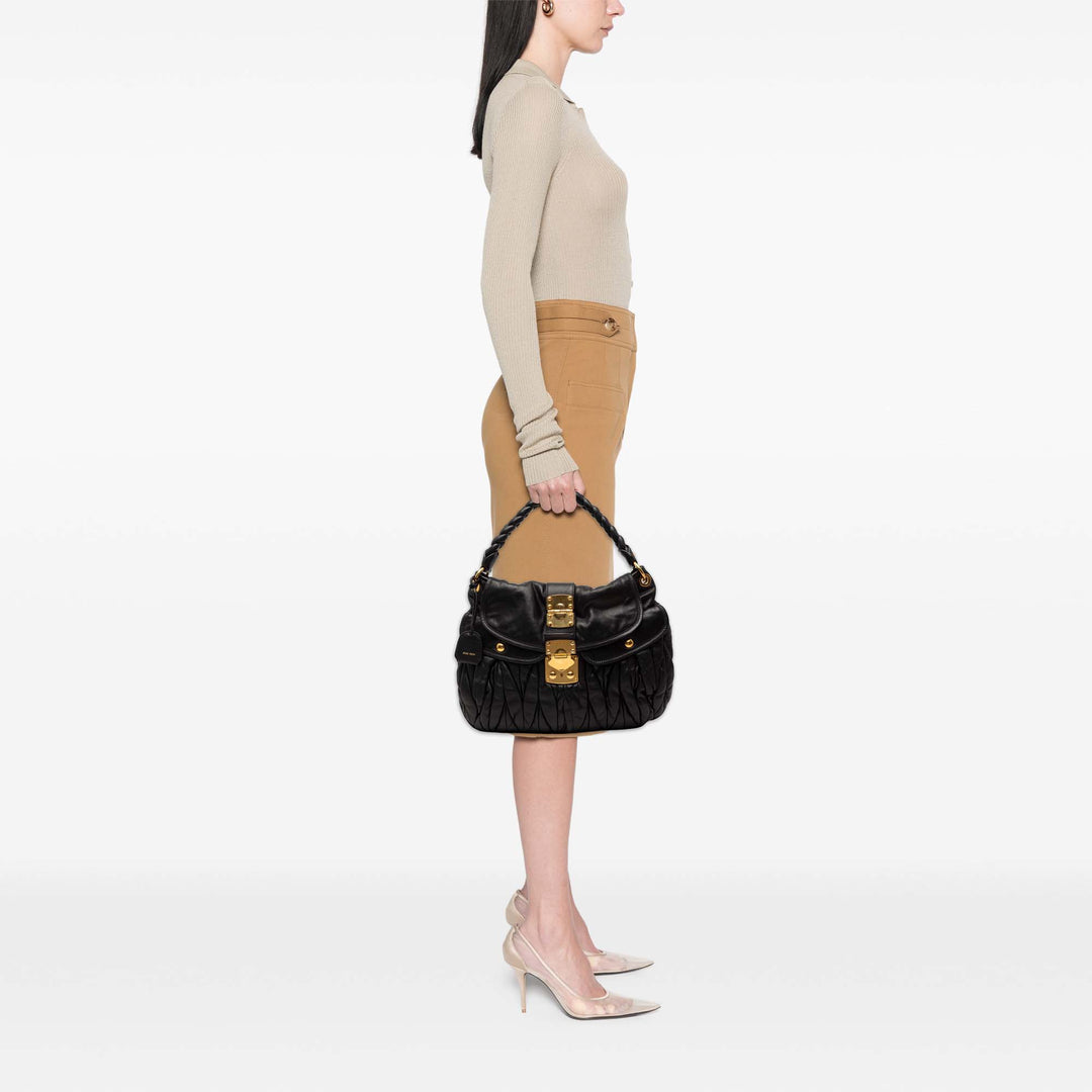 Miu Miu Matelasse Nappa Coffer Sac