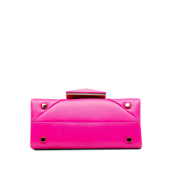 Mini One Stud Satchel Pink - Gaby Paris