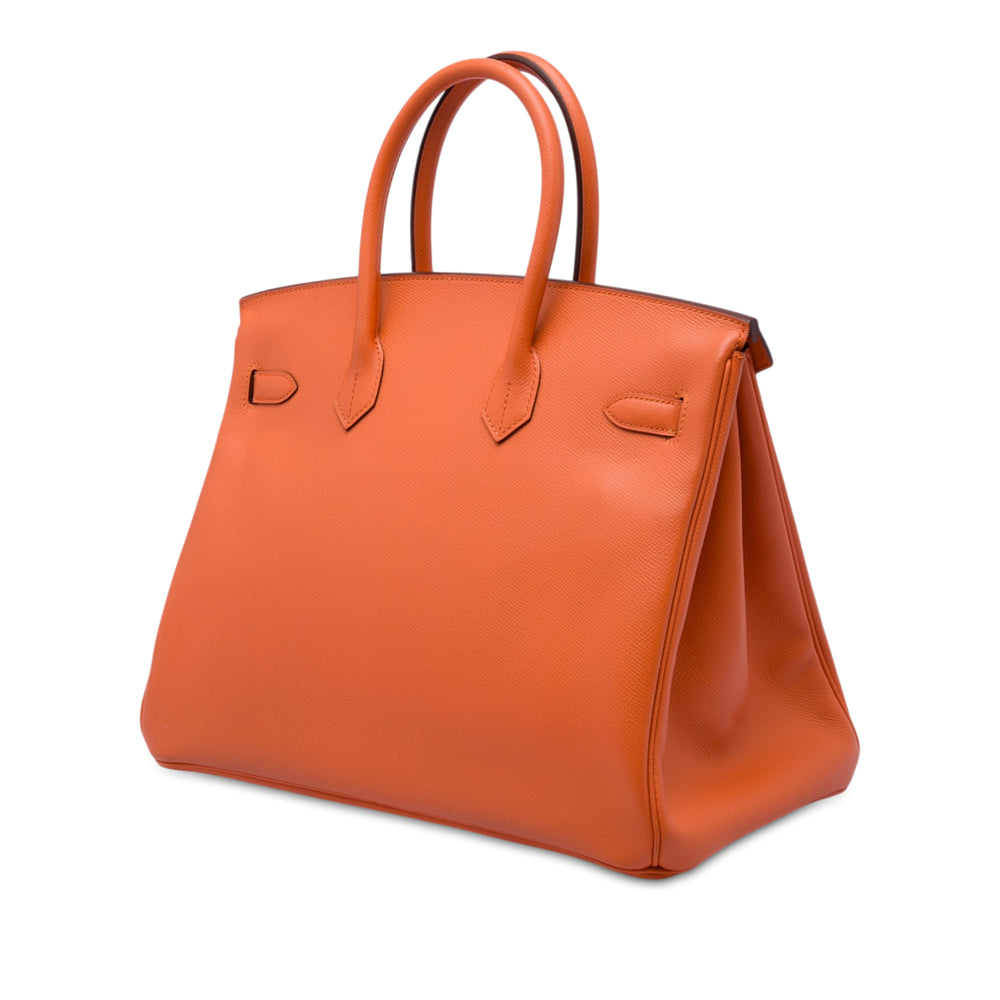 Hermès Birkin Retourne 35 Epsom Orange – vue 2 – GABY PARIS