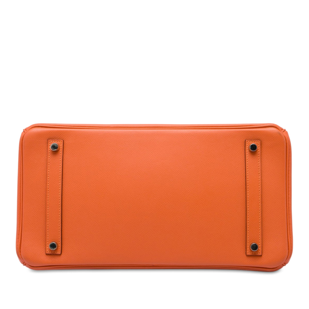 Hermès Birkin Retourne 35 Epsom Orange – vue 3 – GABY PARIS