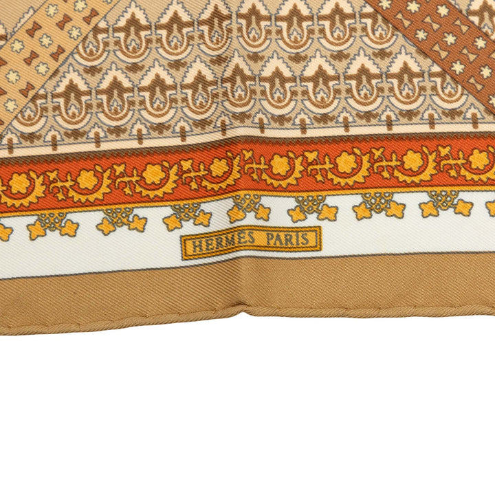 Hermès Brins D Or Foulard 45 Orange