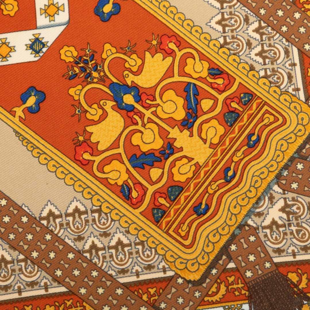 Hermès Brins D Or Foulard 45 Orange
