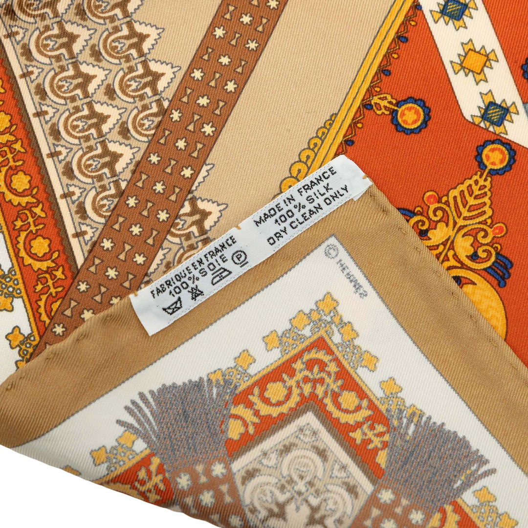Hermès Brins D Or Foulard 45 Orange