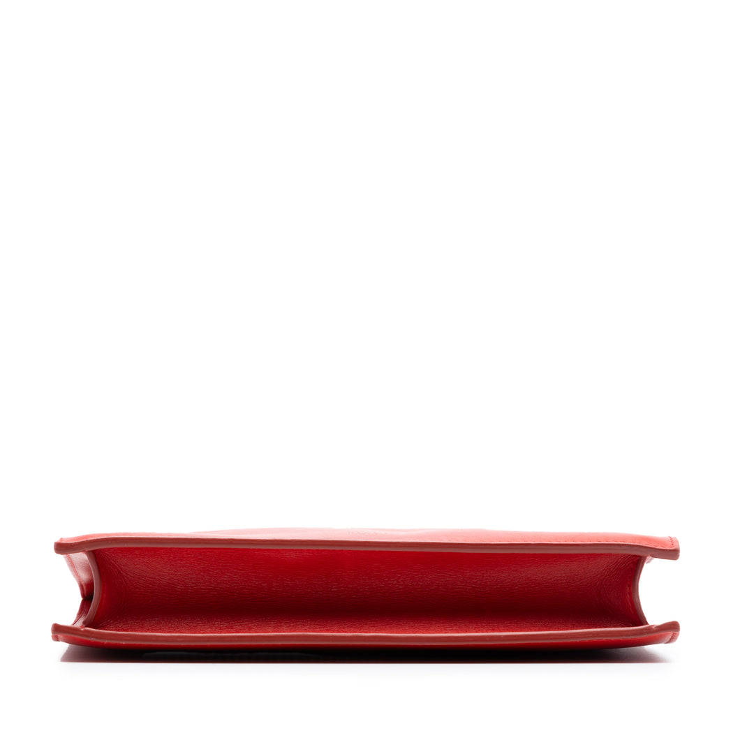 Celine Mini Smooth Cuir de veau Clasp Sac