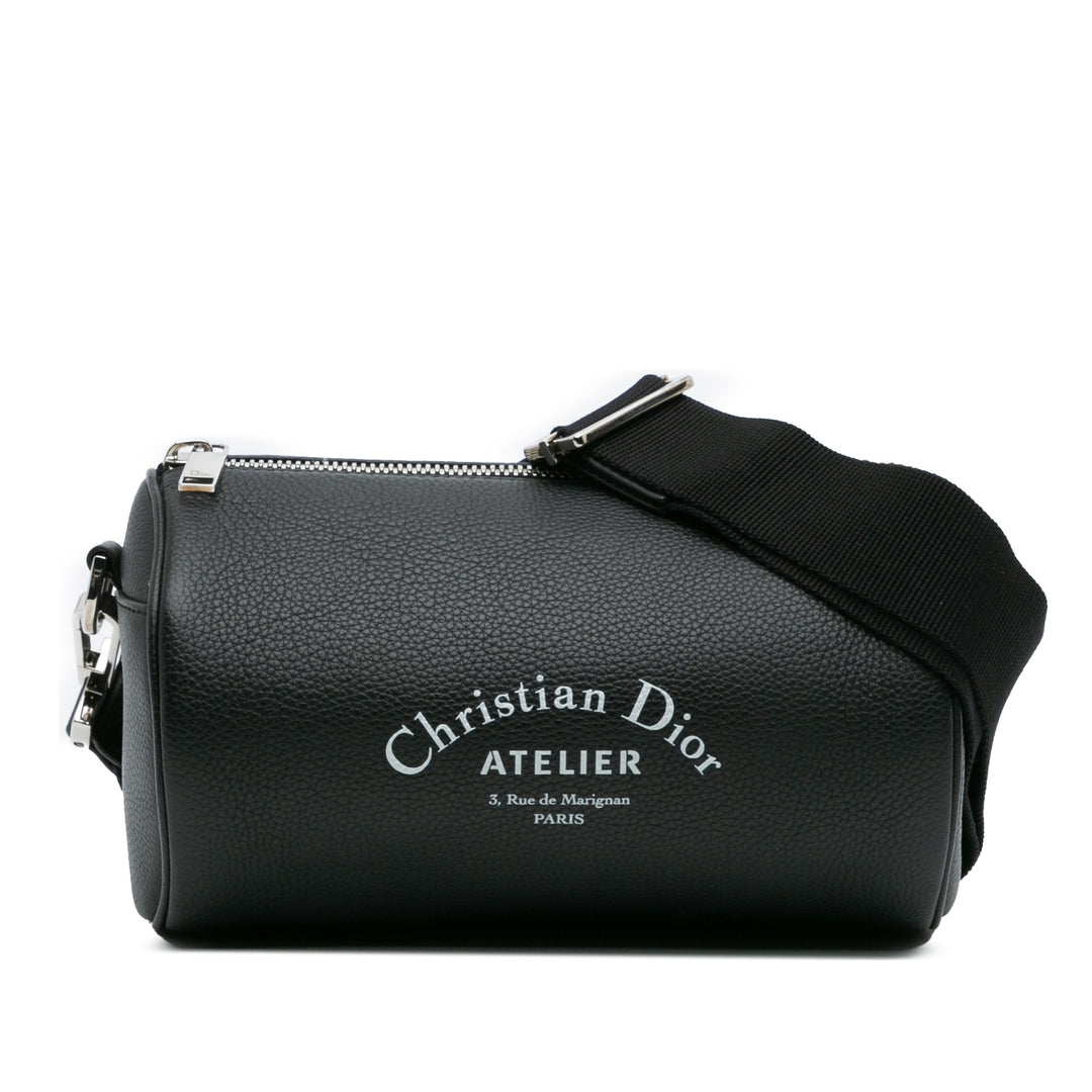 Dior Cuir Atelier Roller Sac porté croisé Noir – GABY PARIS Authentique