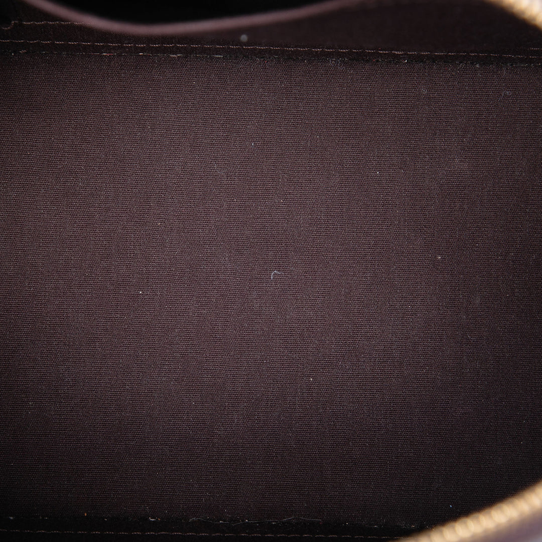 Alma PM Cuir verni Monogram Violet
