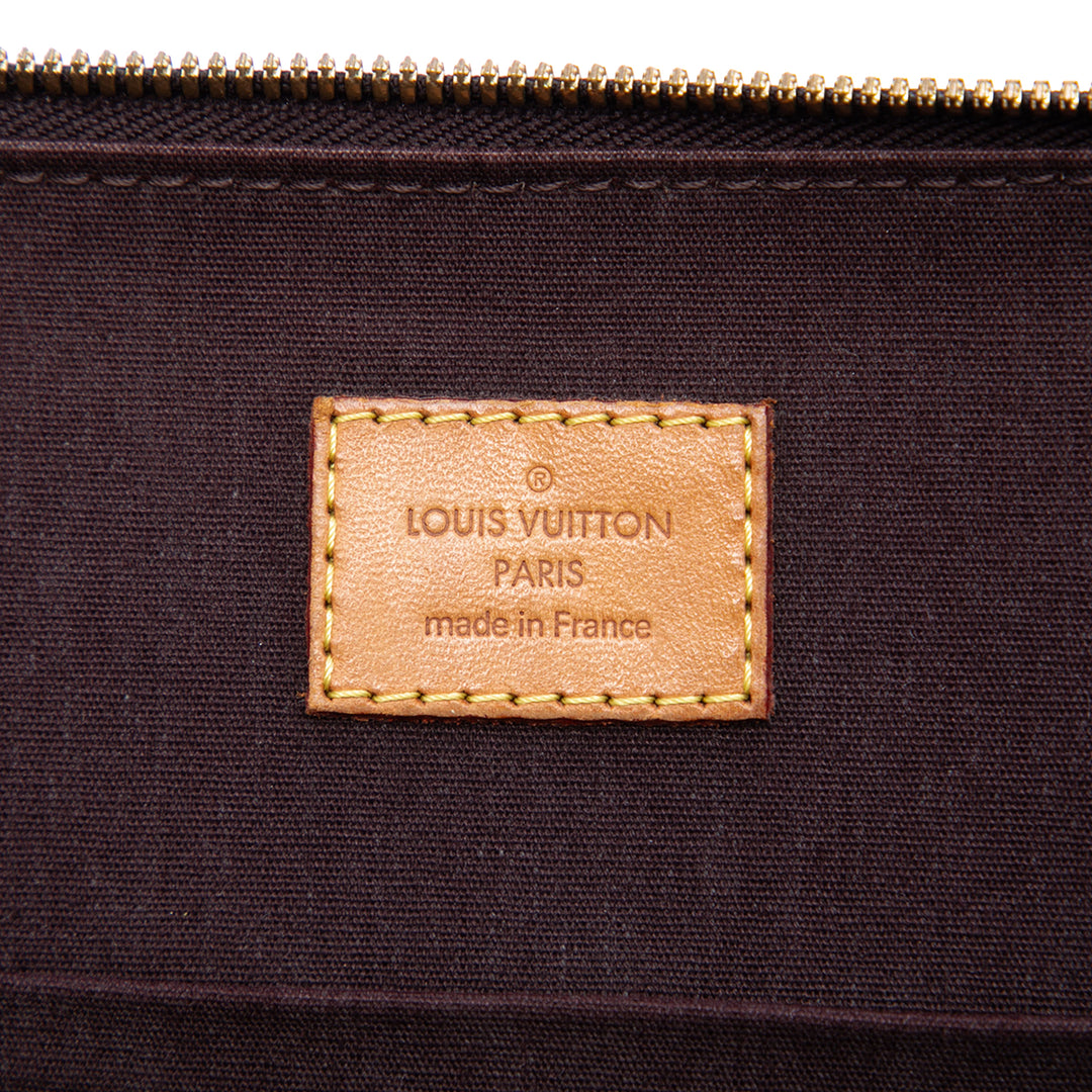 Alma PM Cuir verni Monogram Violet