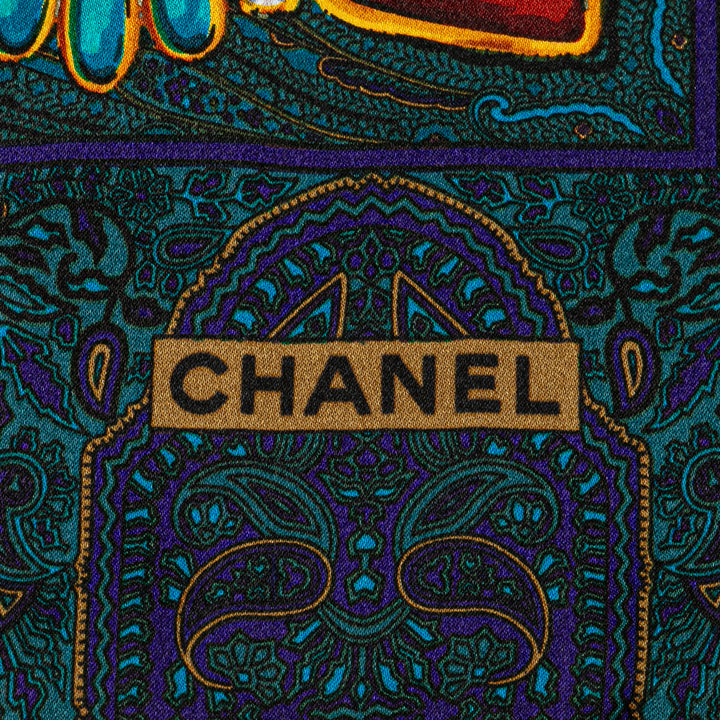 Chanel Gripoix Soie Foulard Vert – GABY PARIS Authentique