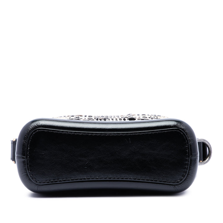 Chanel Gabrielle Sac Petit Tweed Noir – vue 3 – GABY PARIS