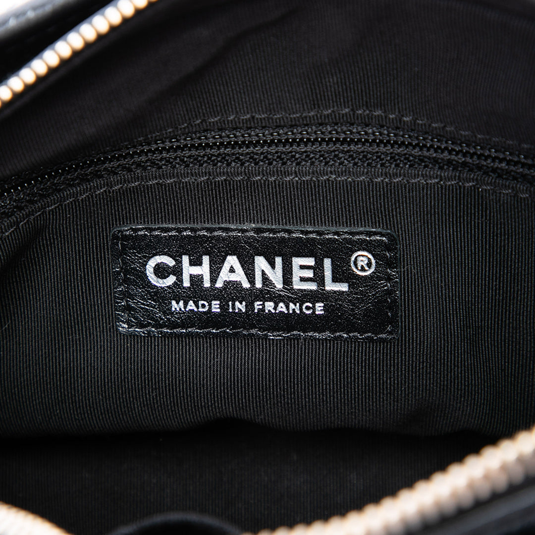 Chanel Gabrielle Sac Petit Tweed Noir – vue 5 – GABY PARIS