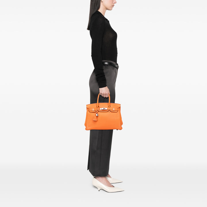 Hermès Togo Birkin Retourne 30 Orange