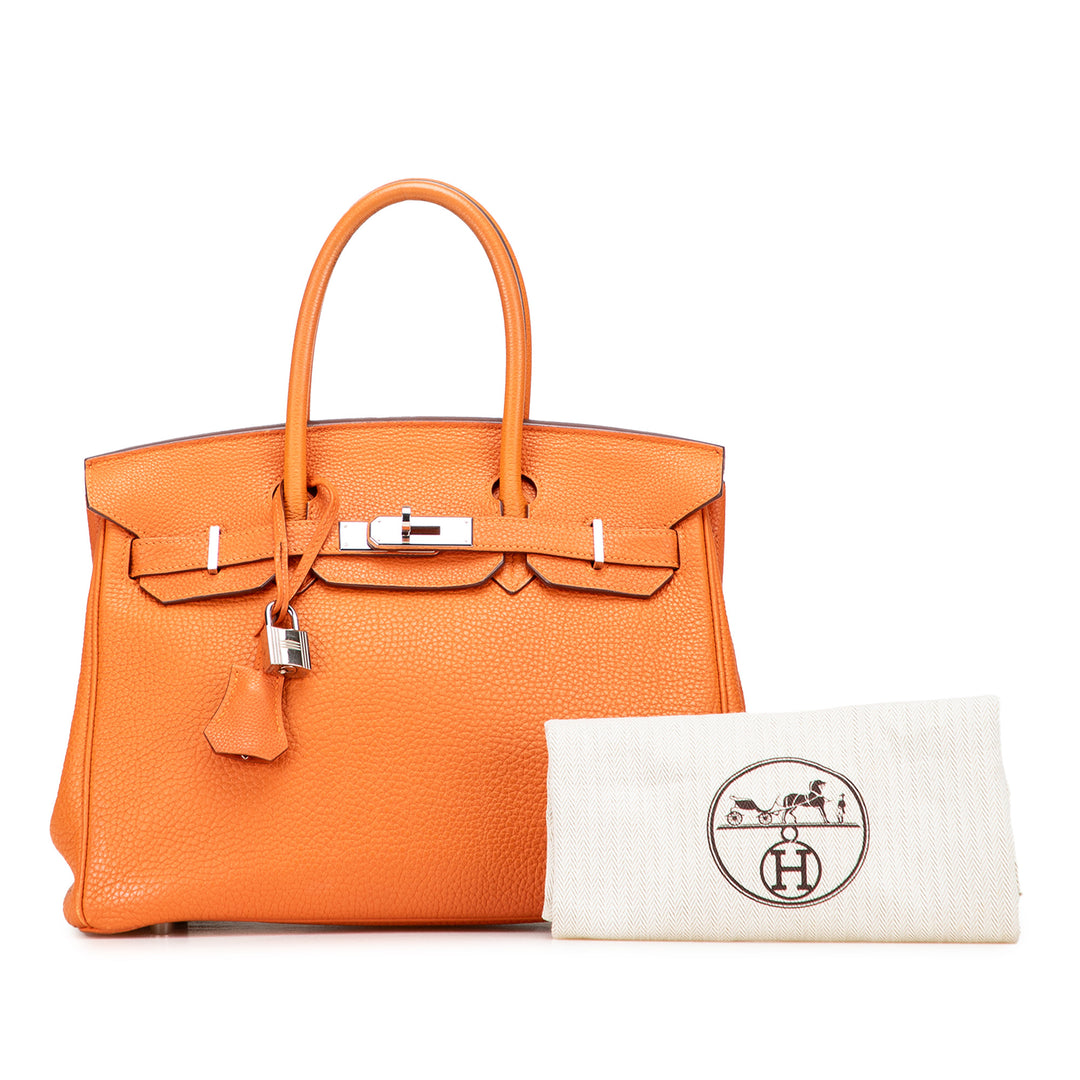 Hermès Togo Birkin Retourne 30 Orange