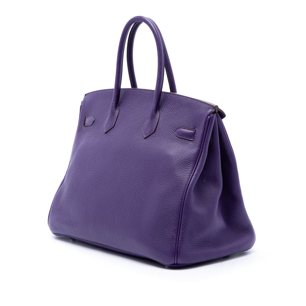 Hermès Sac à main Birkin Retourne 35 Togo Violet – vue 2 – GABY PARIS