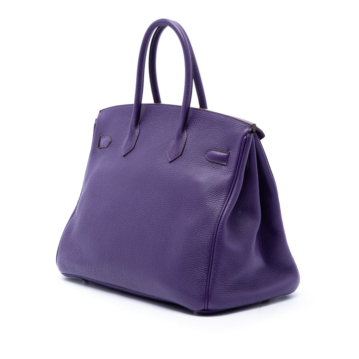 Hermès Sac à main Birkin Retourne 35 Togo Violet – vue 2 – GABY PARIS