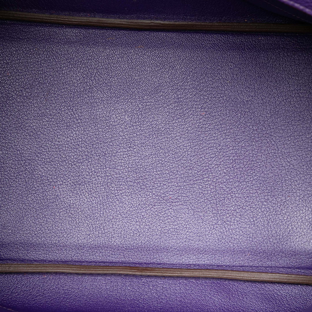 Hermès Sac à main Birkin Retourne 35 Togo Violet – vue 4 – GABY PARIS